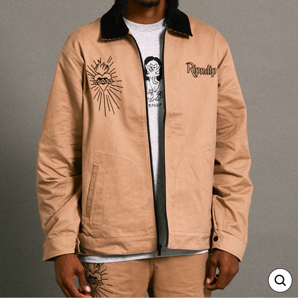 Ripndip Brown Work Jacket (NEW) - Picture 3 of 12